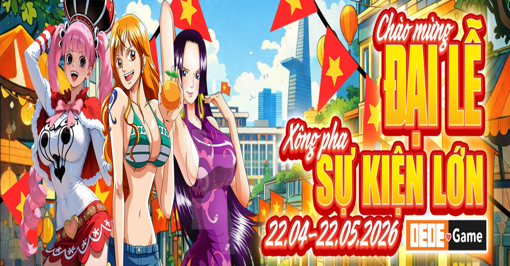 Chào mừng đại lễ - tham chiến sự kiện nhận quà khủng - DêDê Game